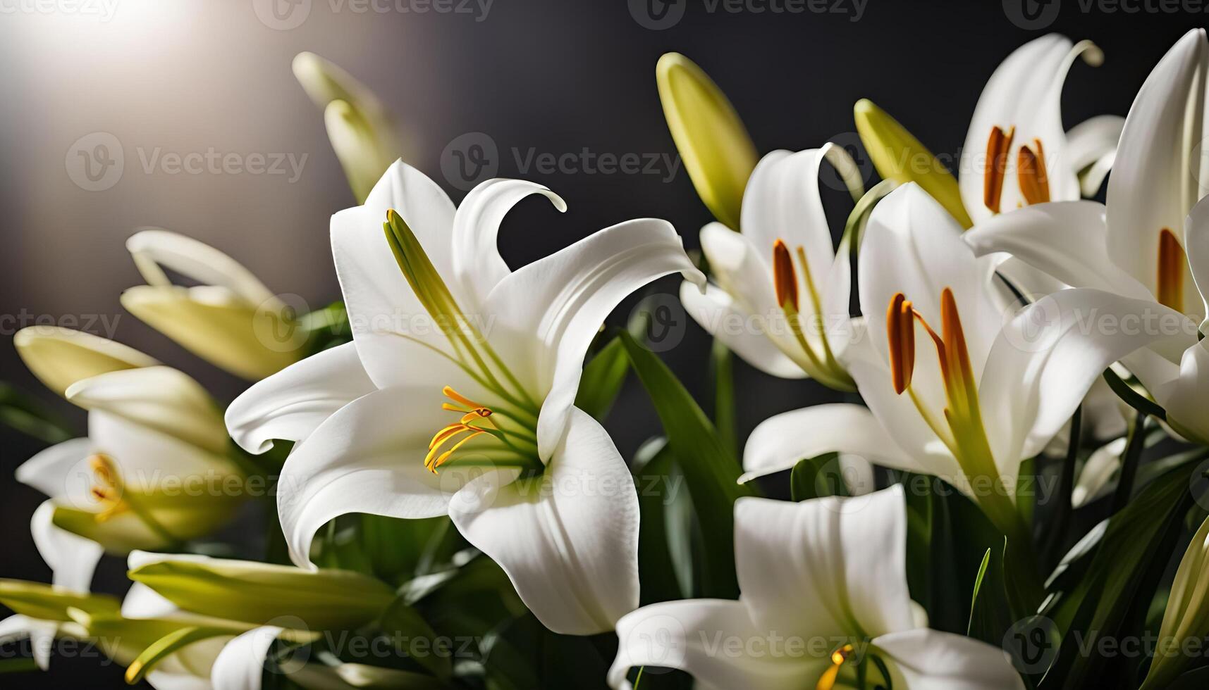 White Lilies Bouquet photo