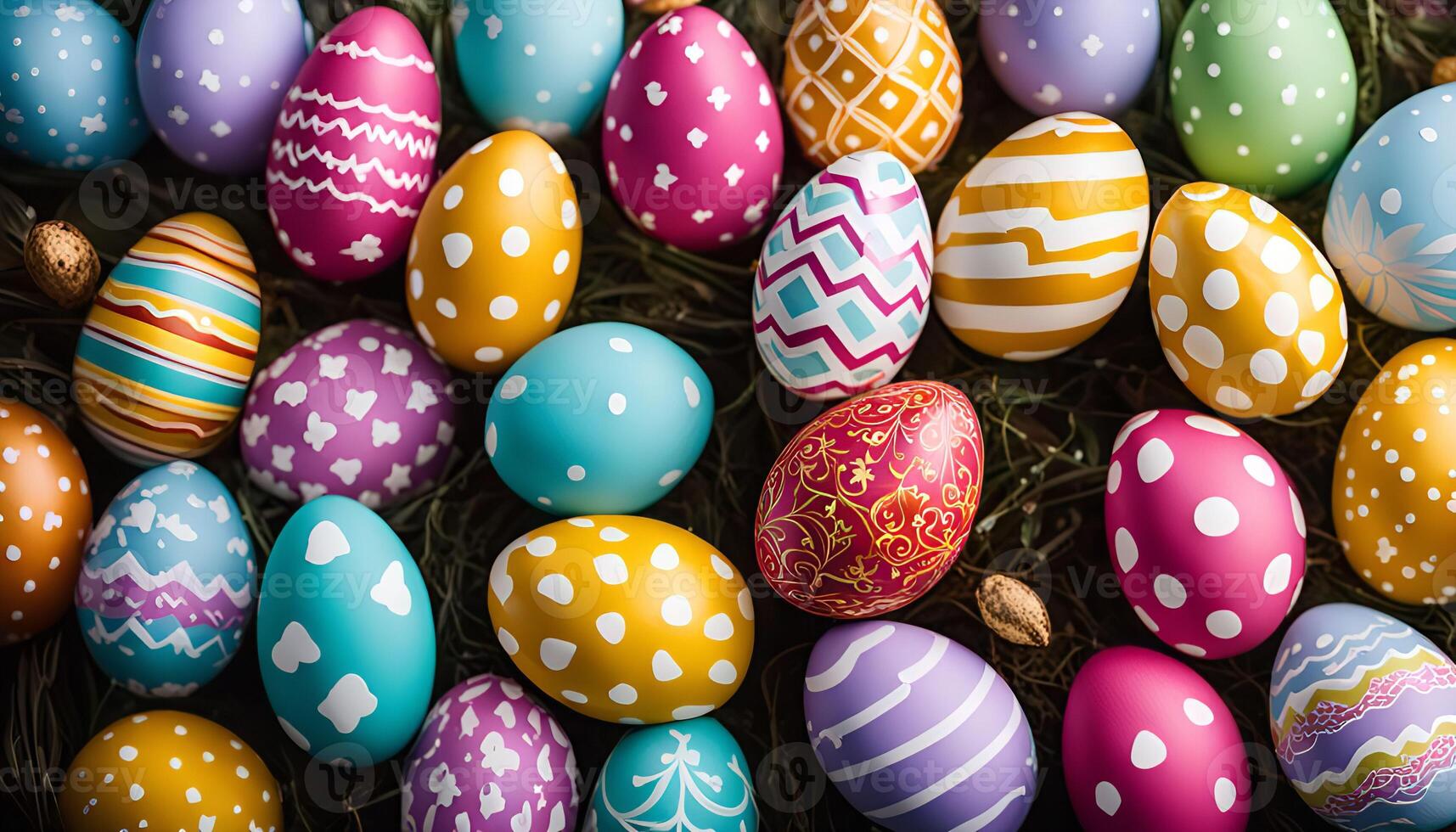 Colorful Easter Eggs photo