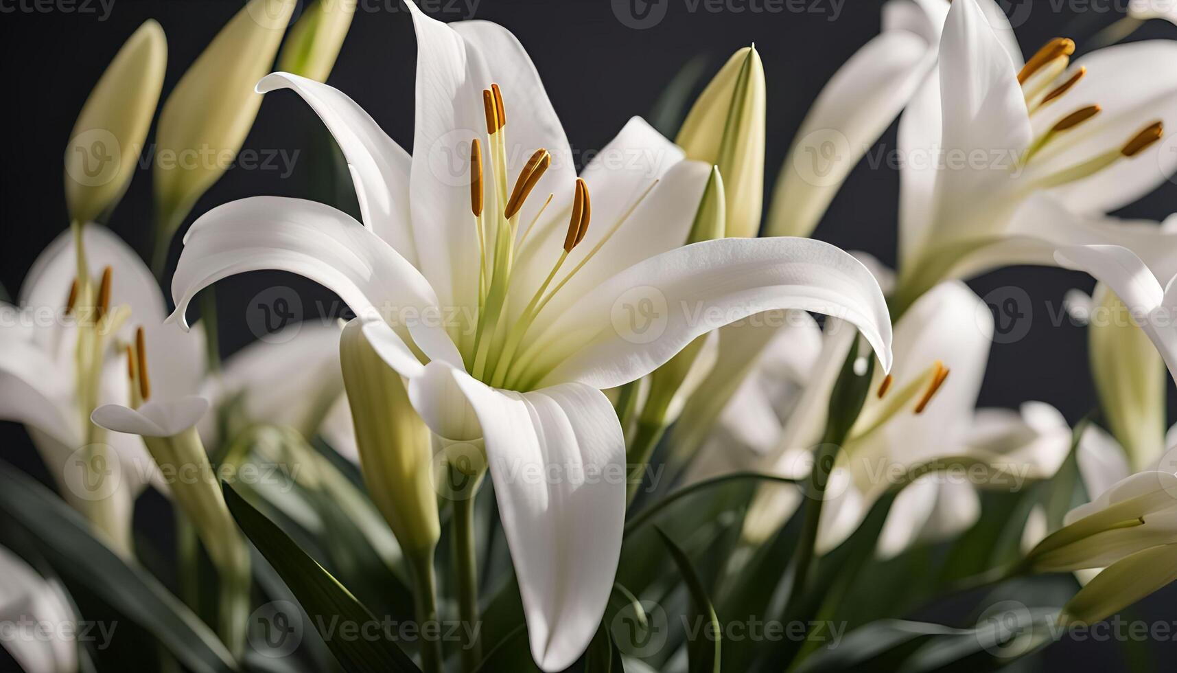 White Lilies Bouquet photo