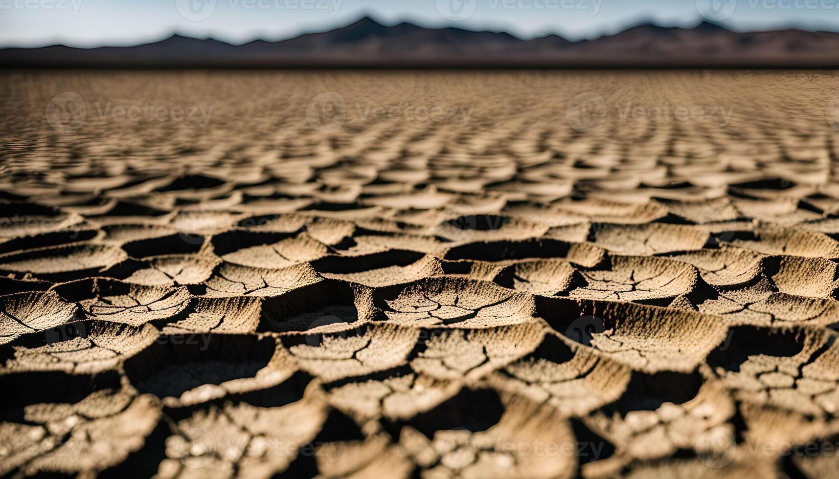 Cracked Earth Landscape photo