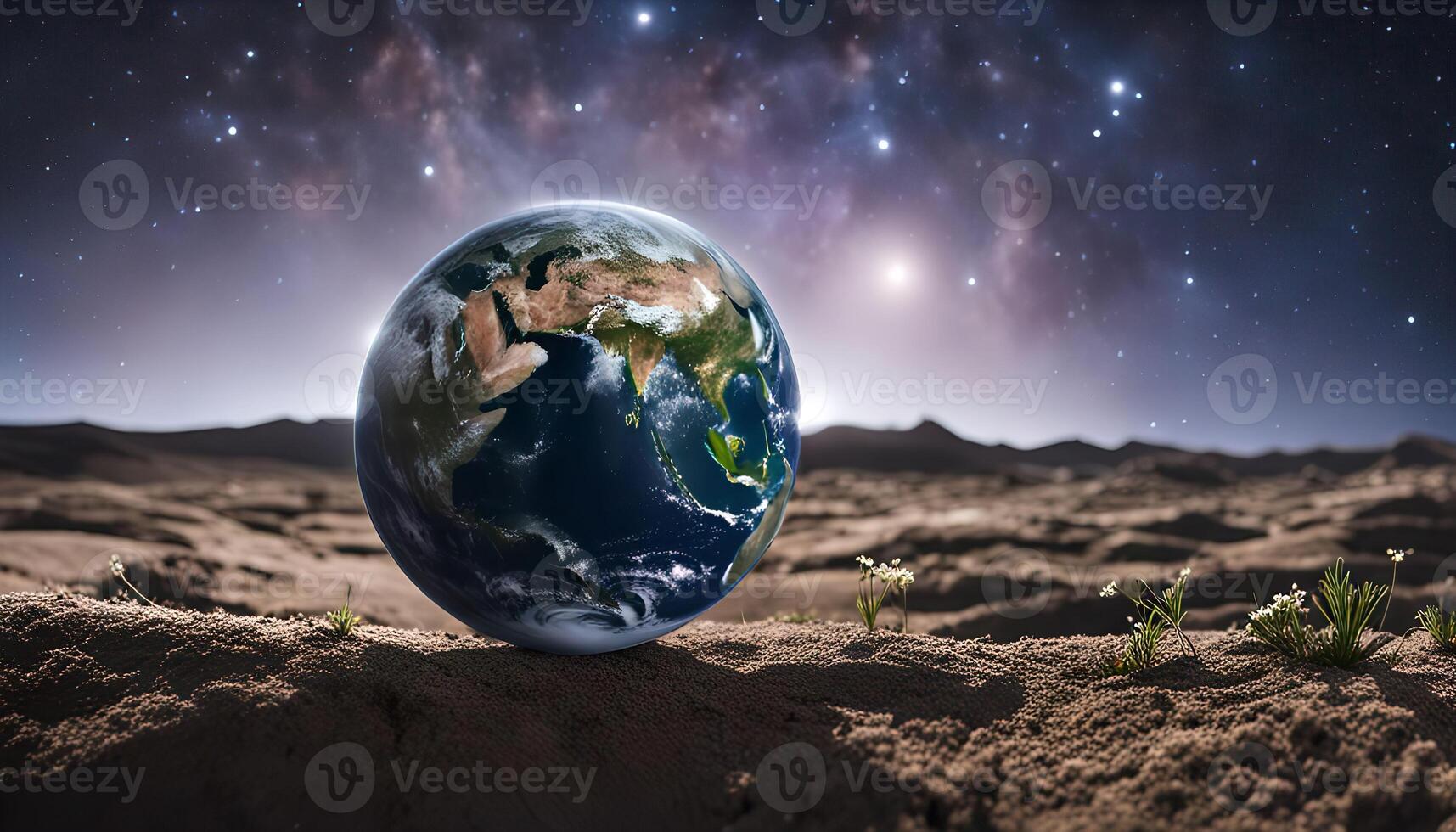 Earth in Space, A Desolate Landscape photo
