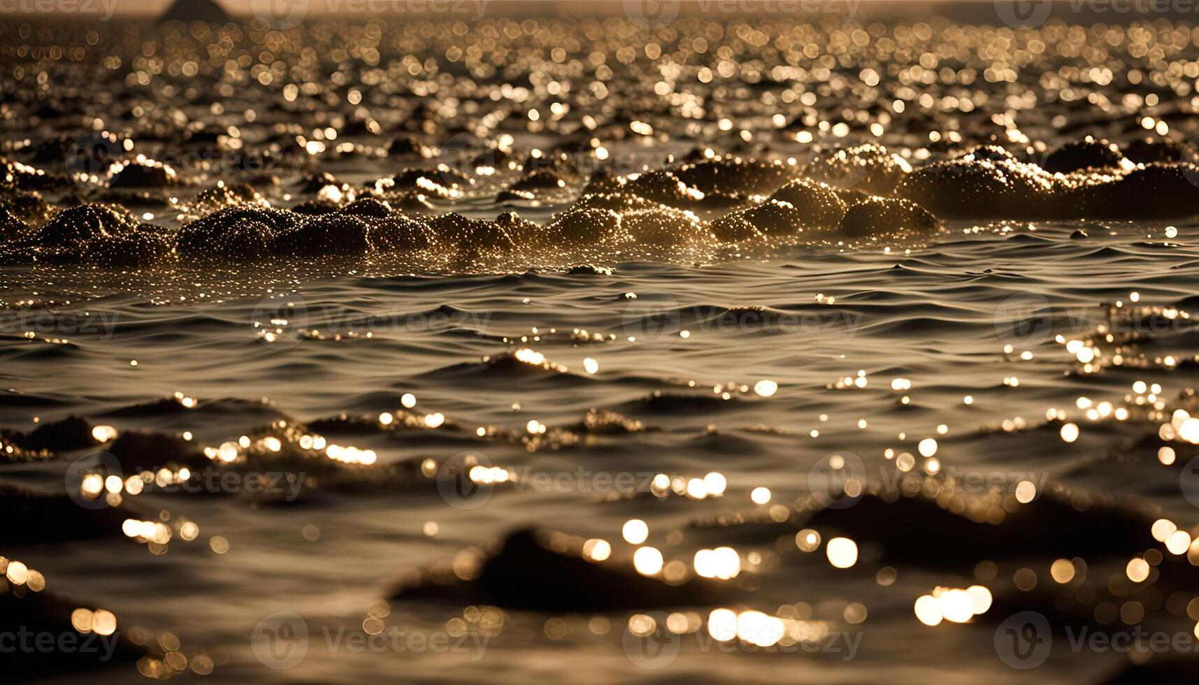 Golden Water Ripples photo