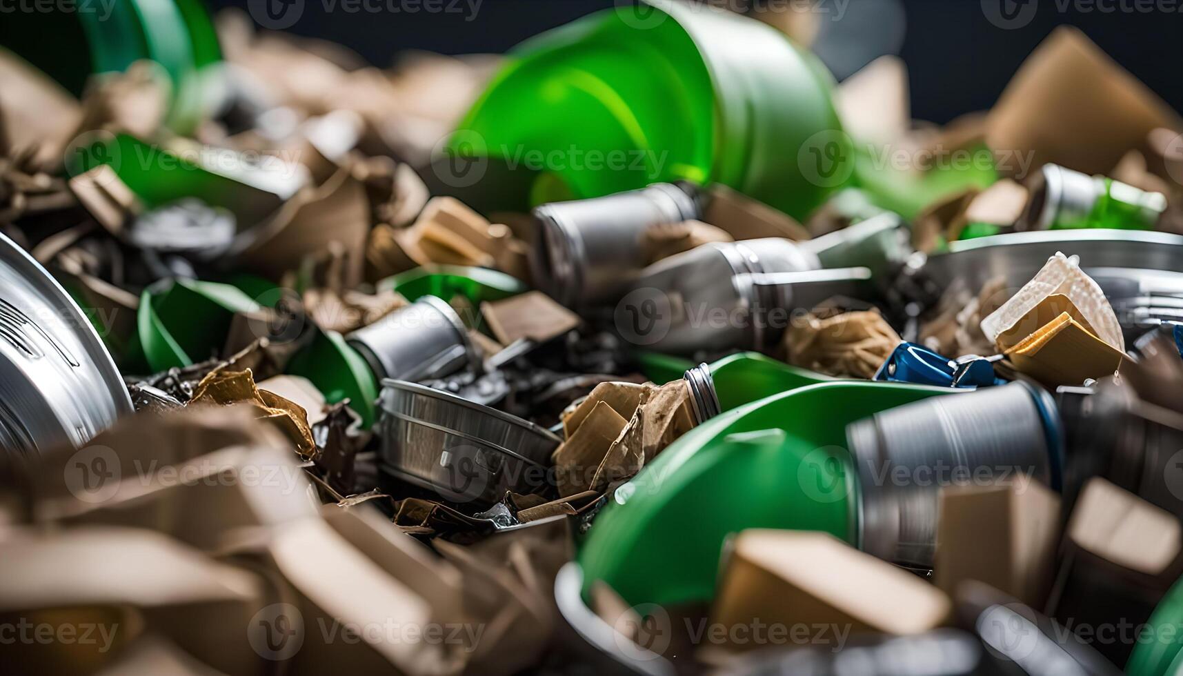 Recycled Materials Close-Up photo