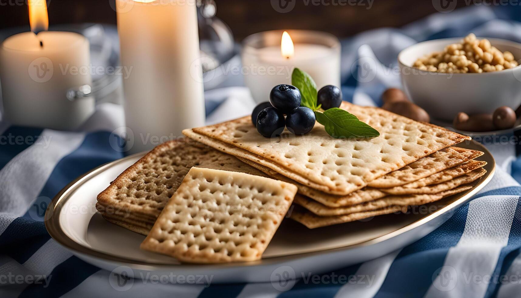Matzah for Passover photo