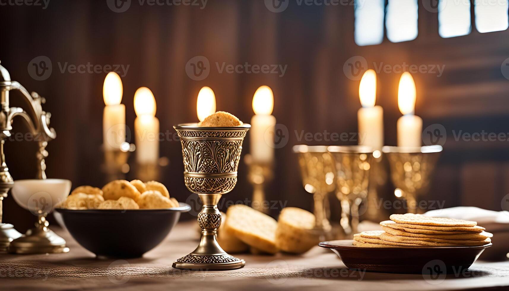 The Last Supper Table Setup photo