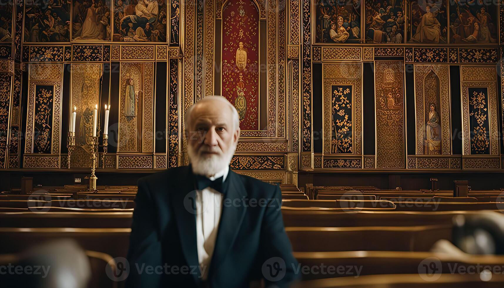 Man in a Church photo