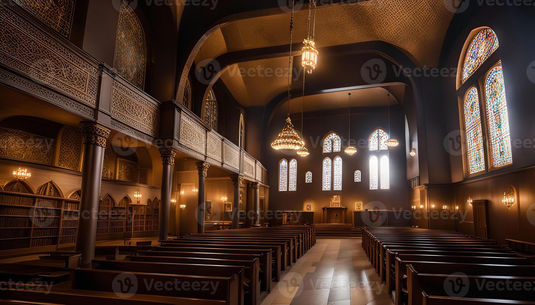 The Interior of a Church photo