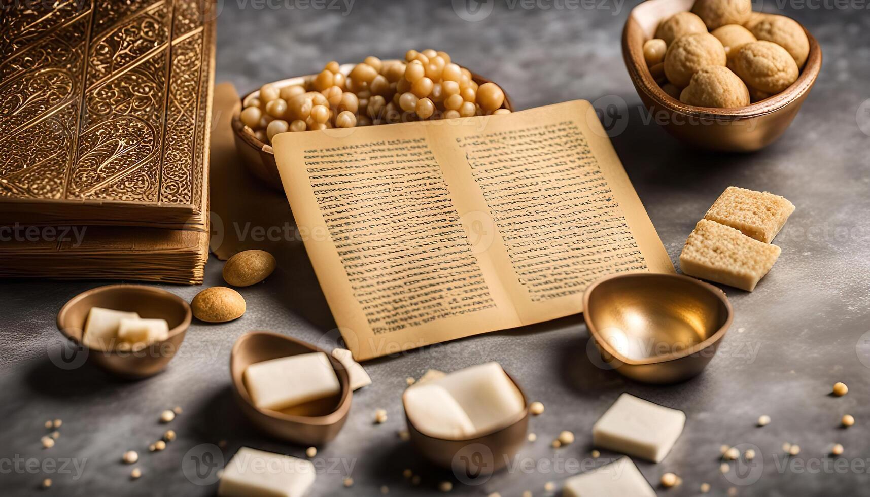 Golden Sweets and Book photo