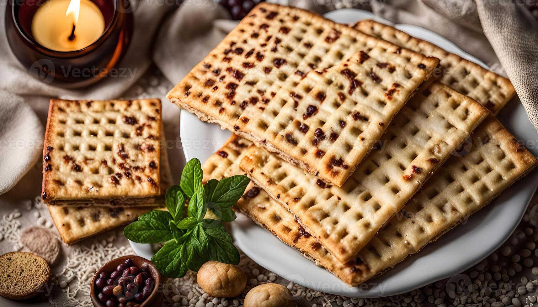 Matzah for Passover photo