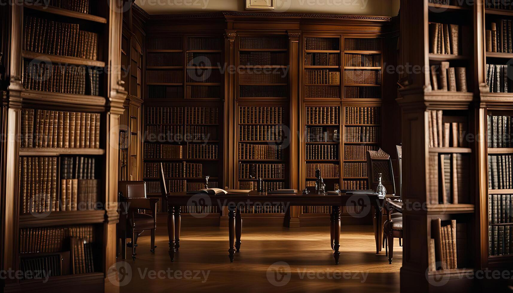 A Classical Library Interior photo