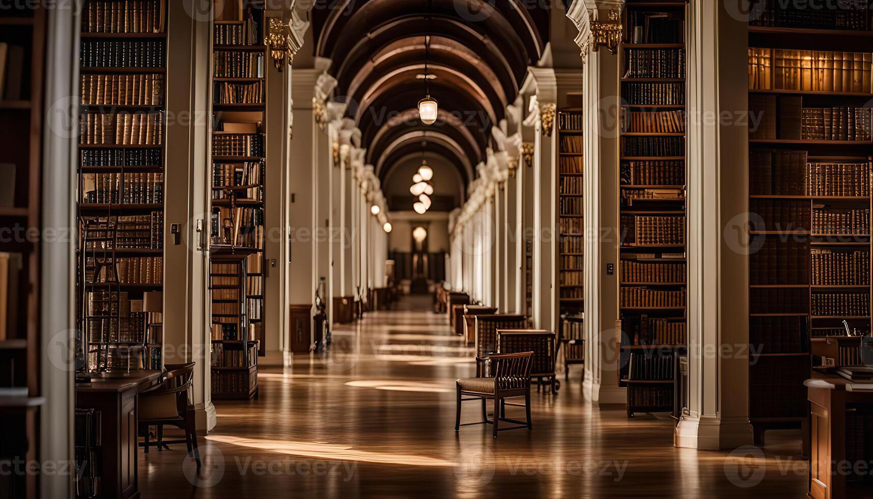 Grand Library Hallway photo