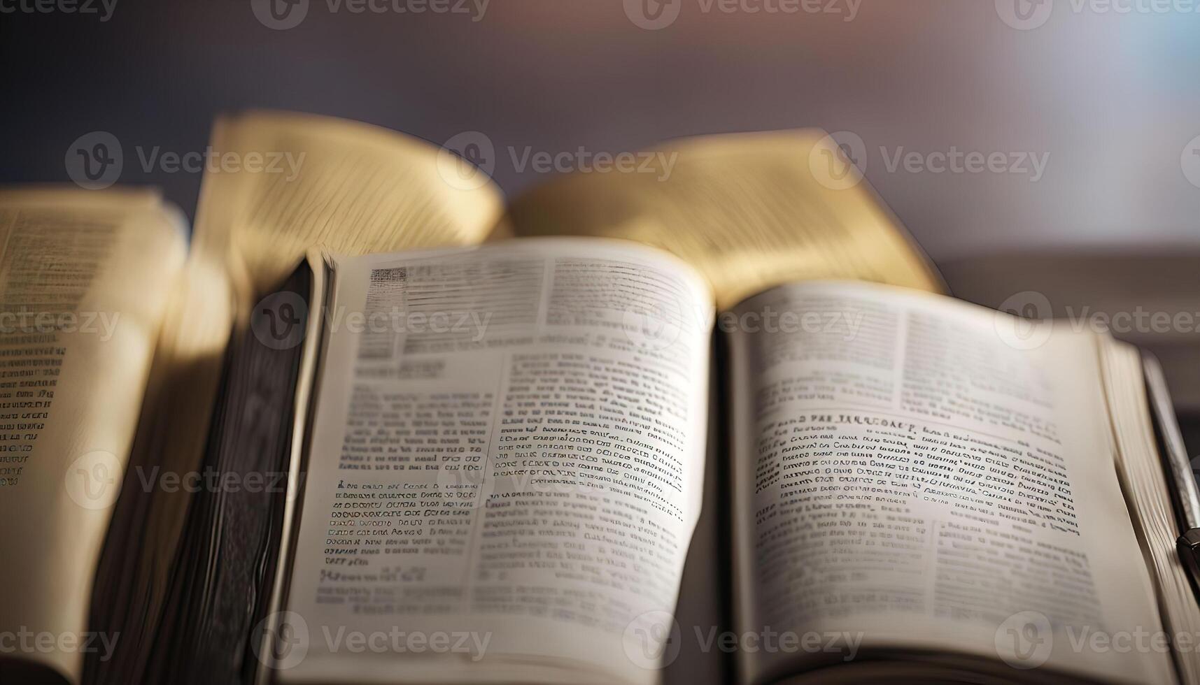 Open Book Pages, Reading, and Knowledge photo