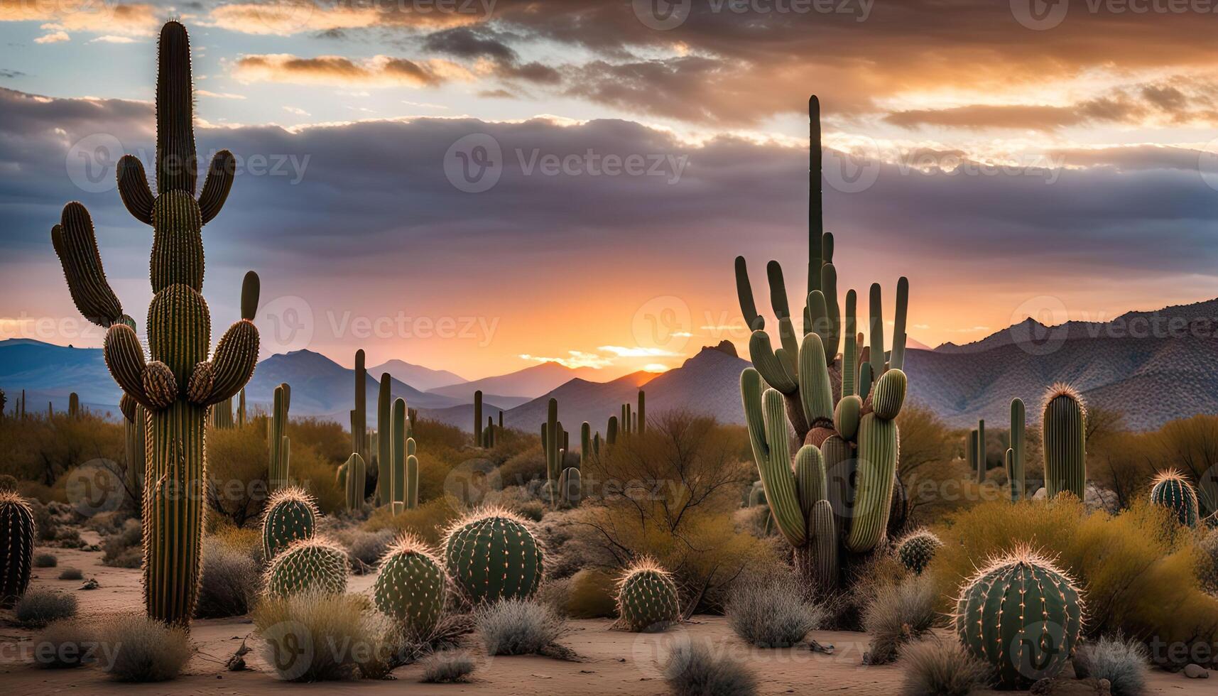 Arizona Desert Sunset photo