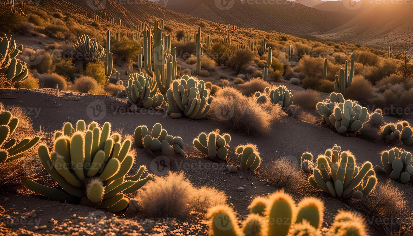 Golden Hour in the Desert photo