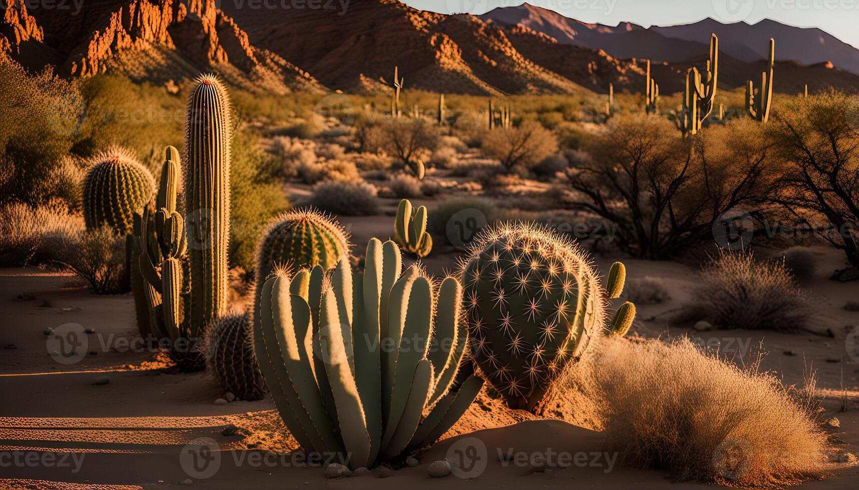 Golden Hour in the Desert photo