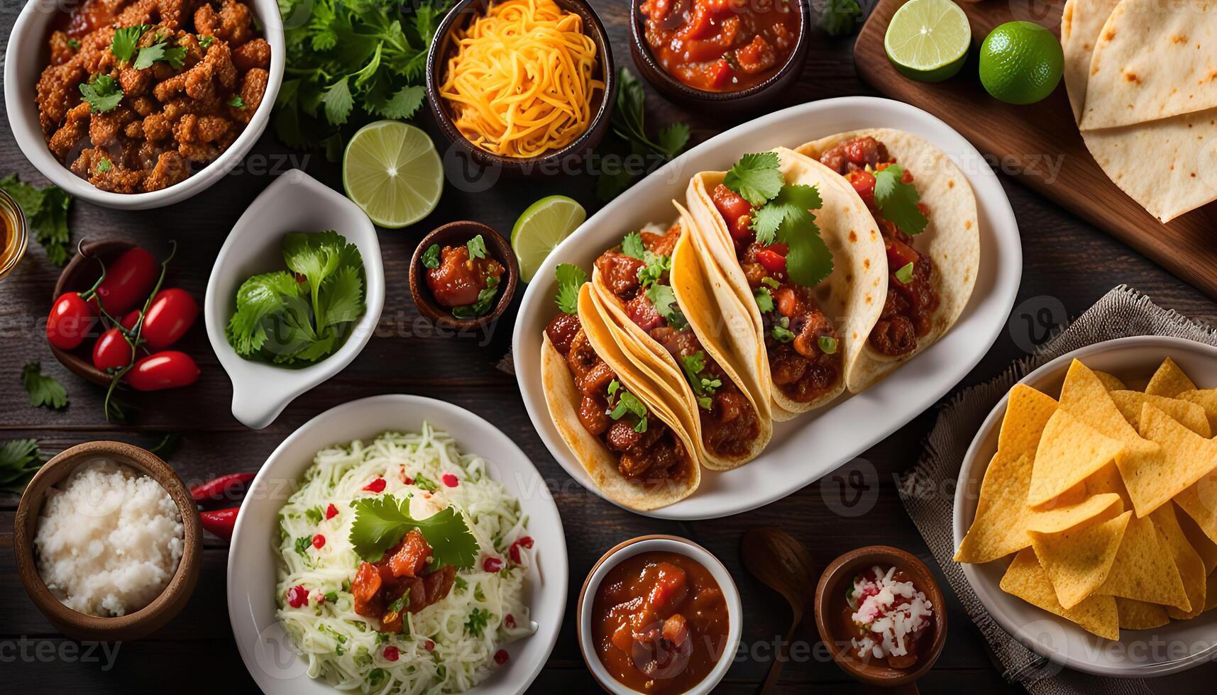 Delicious Mexican Food Feast photo
