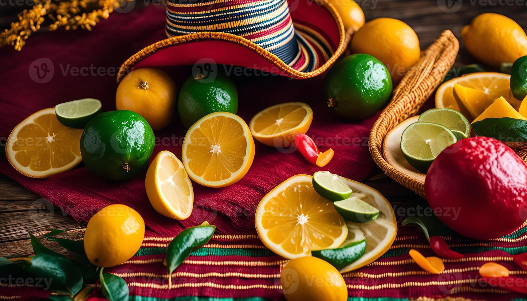 Citrus Fruits, A Colorful Still Life photo