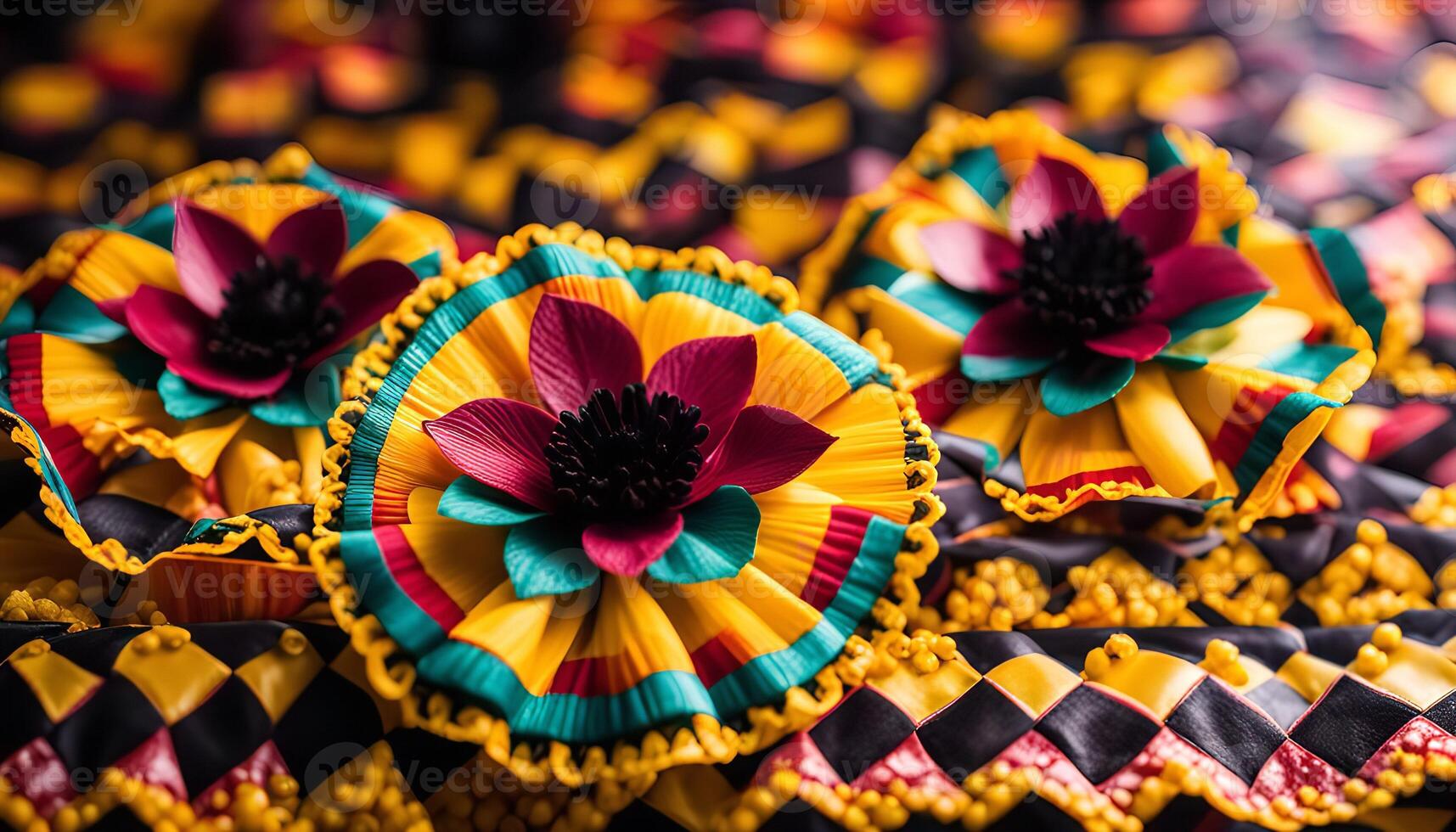 Close-up of Colorful Flowers photo