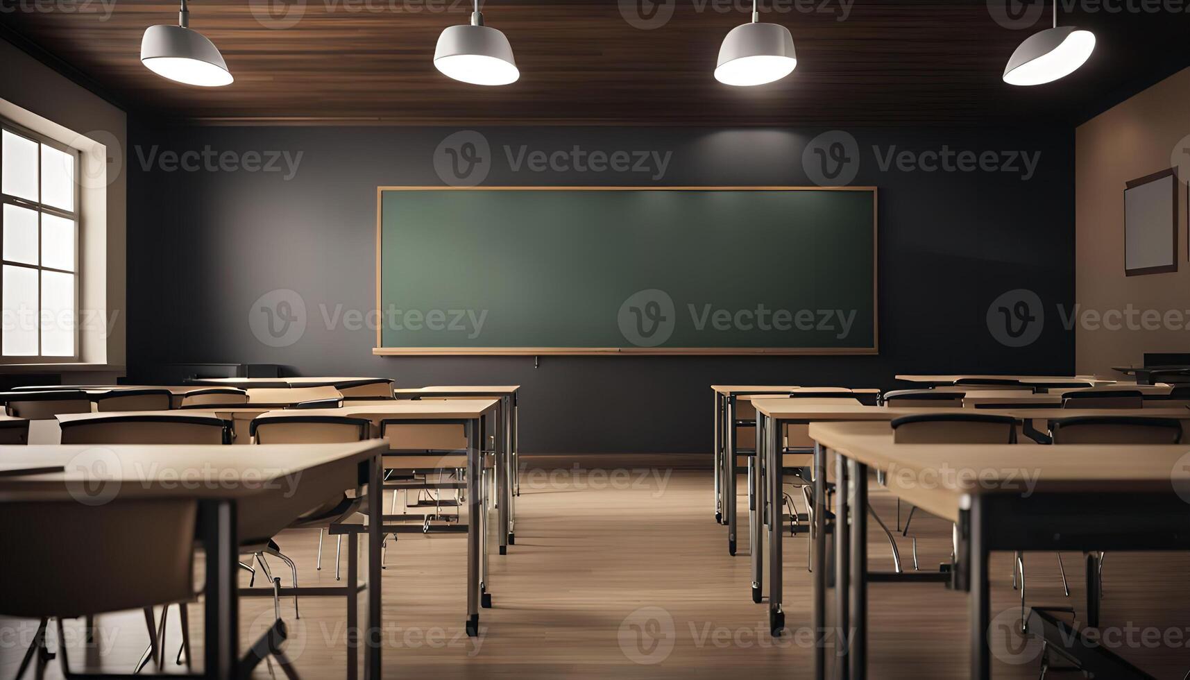 Empty Classroom Ready for Learning photo
