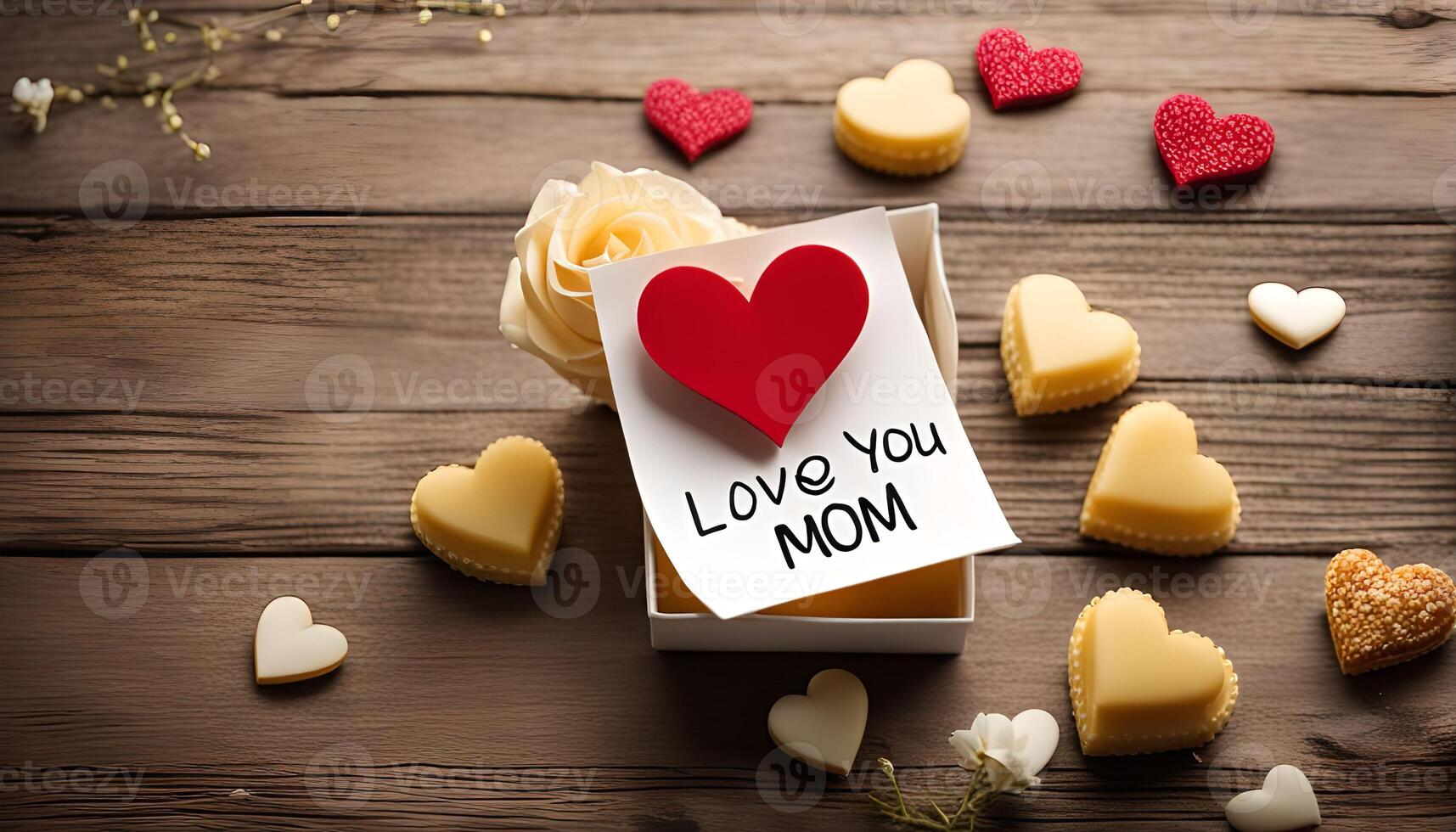Mother s Day Gift with Love You Mom Note photo
