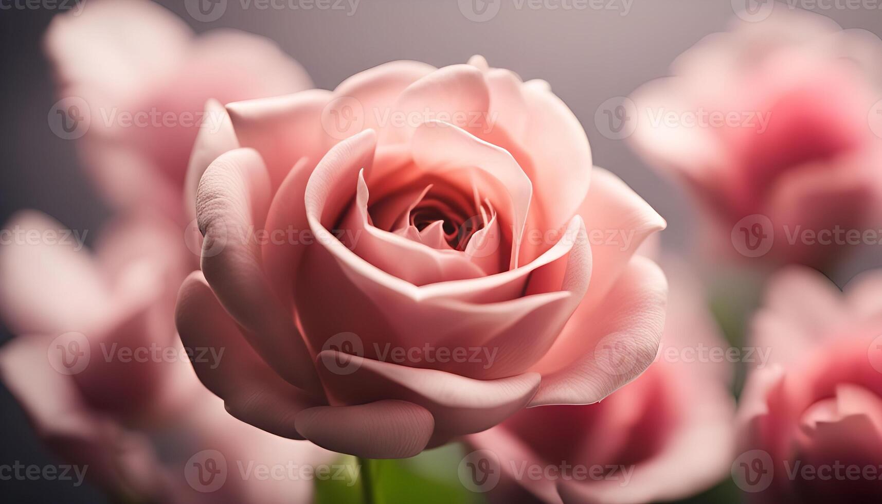 Soft Pink Rose Close-up photo