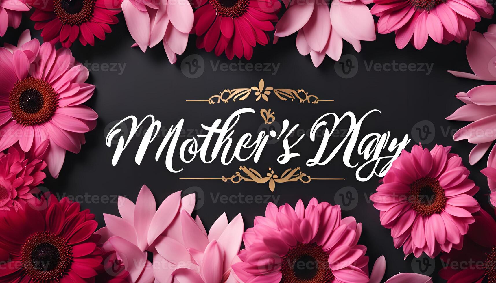 Mother s Day Flowers Greeting Card photo