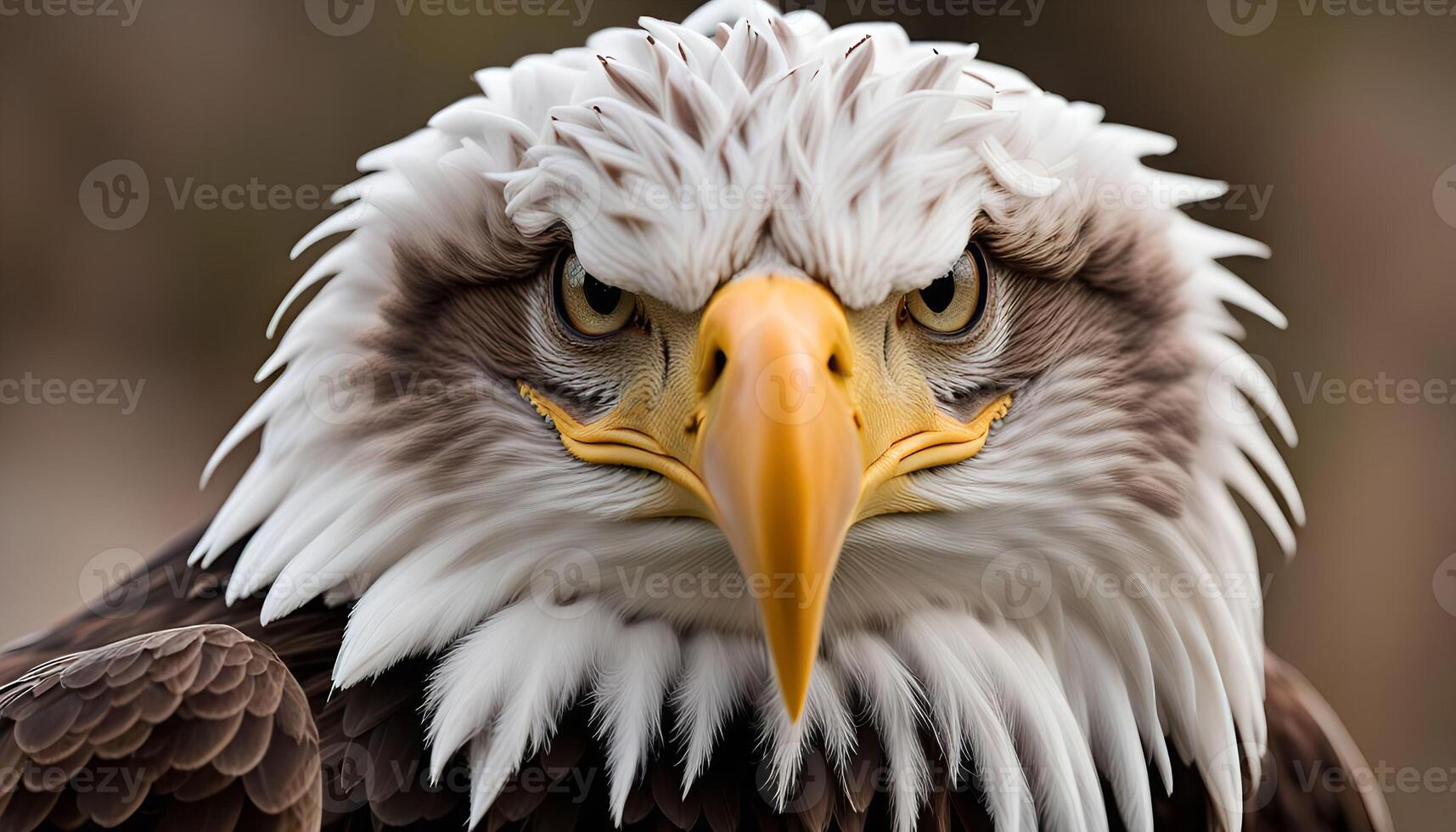 Close-up Portrait of an American Bald Eagle photo