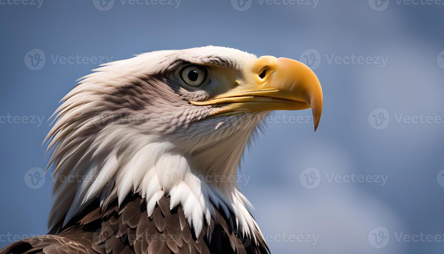 Close-up Portrait of a Bald Eagle photo