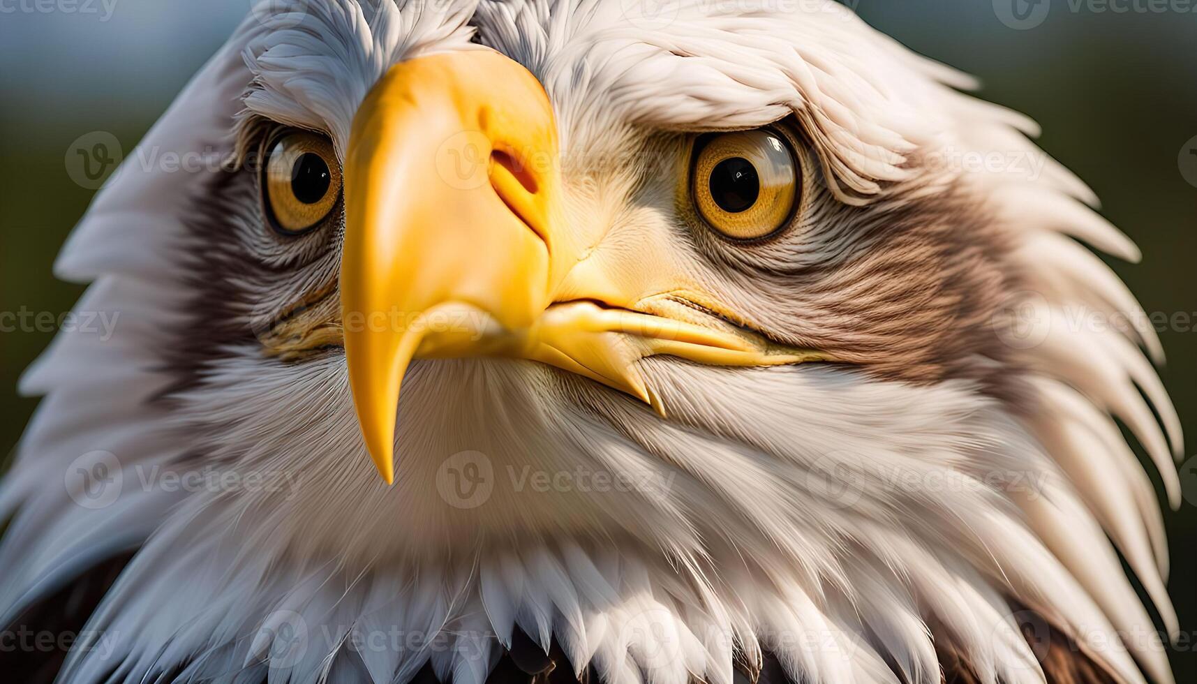 Close Up Of A Bald Eagle s Face photo