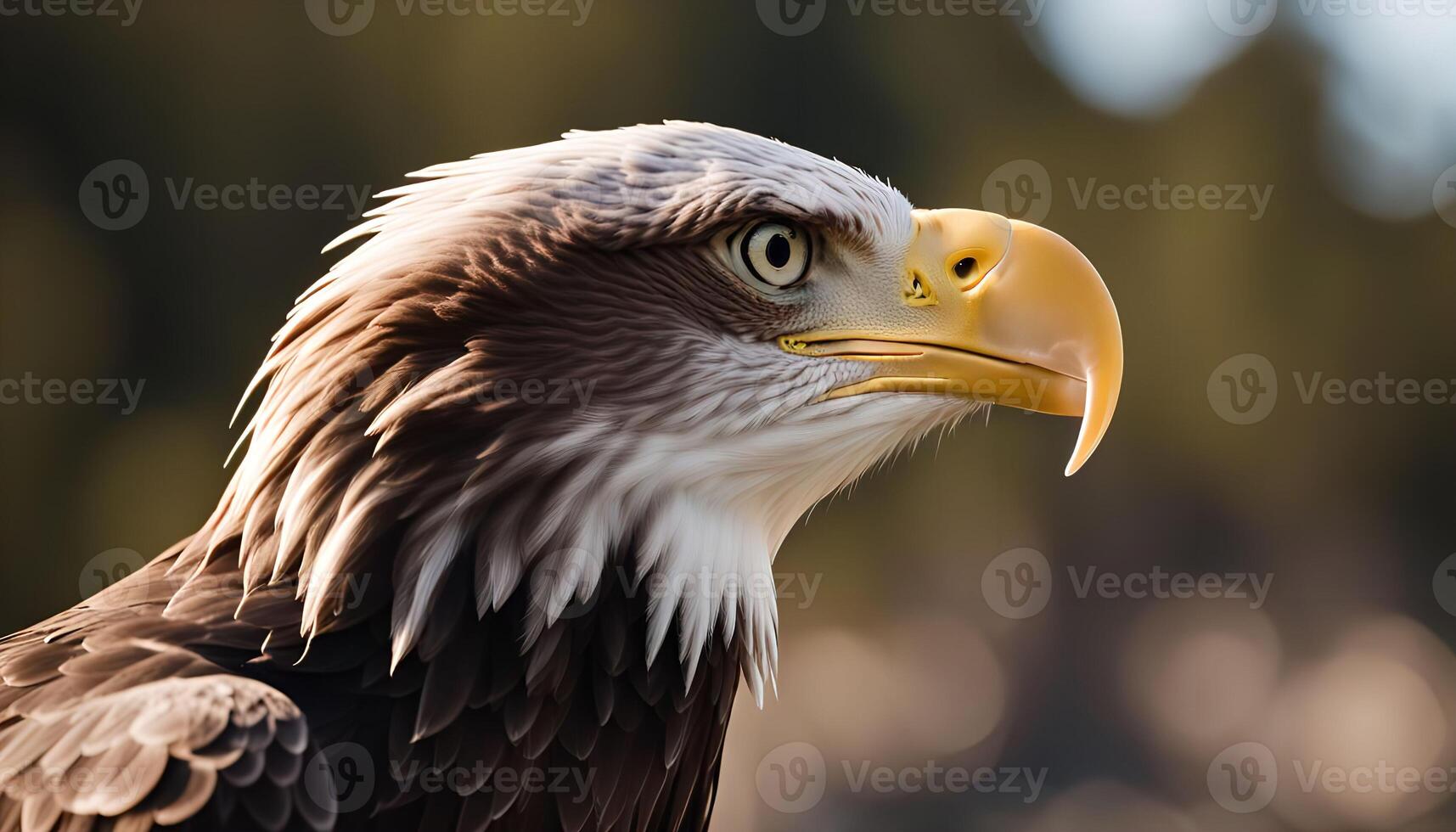 Close-up Portrait of a Bald Eagle photo