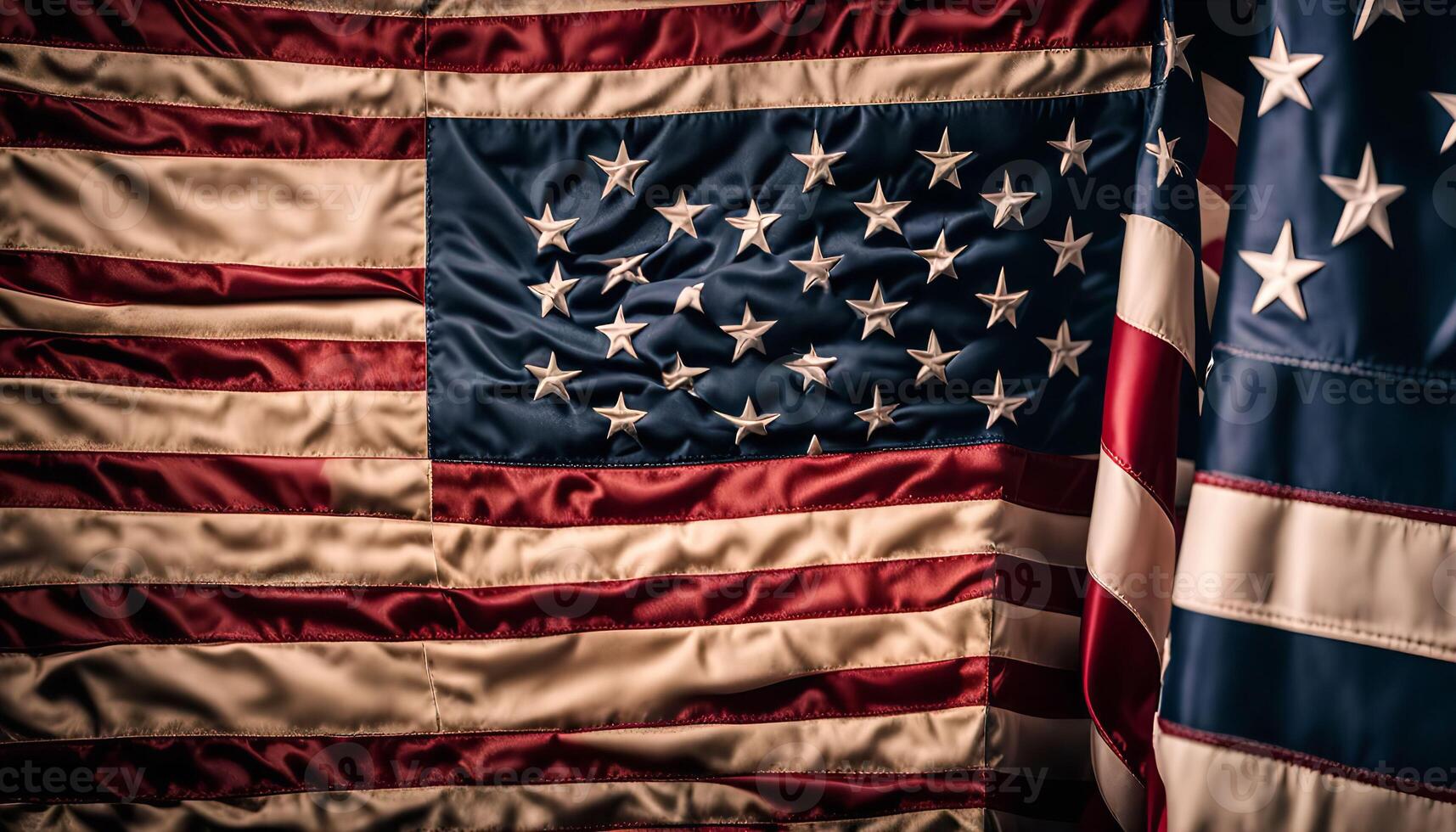 American Flag Close-Up photo