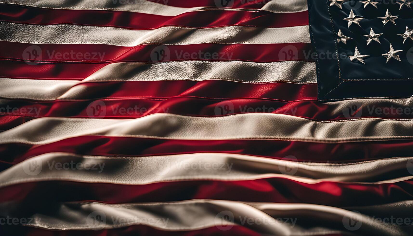 American Flag Close-Up photo
