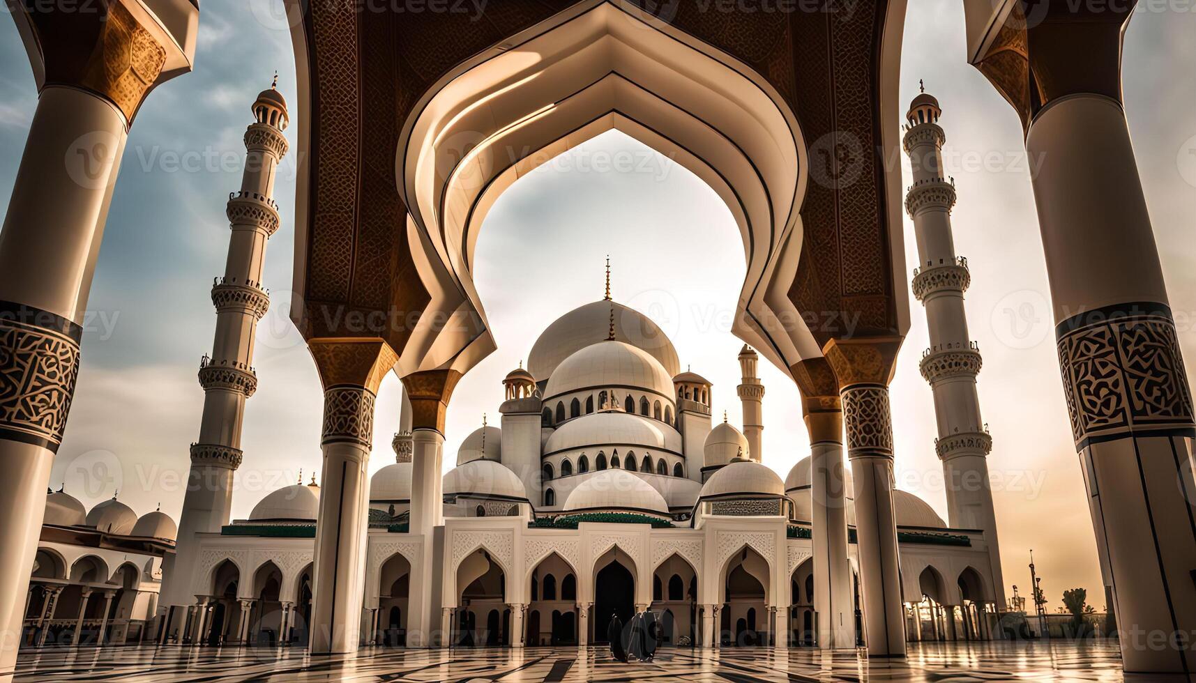 White Mosque Architecture photo