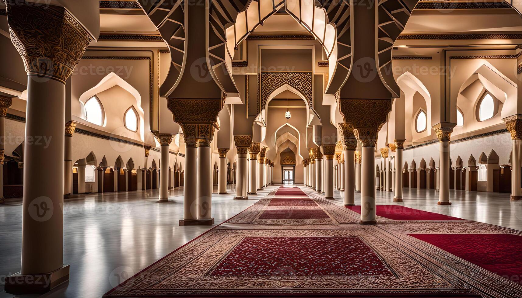 Mosque Interior A View of Islamic Architecture photo
