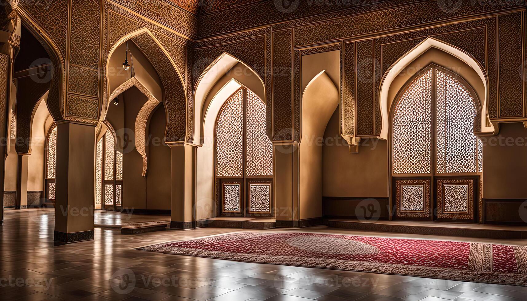 Interior of a Mosque photo