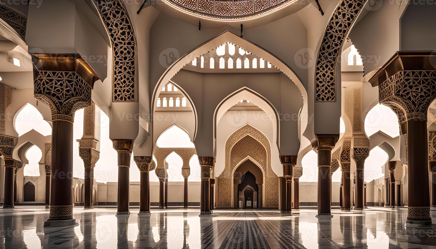 Interior of a Mosque photo