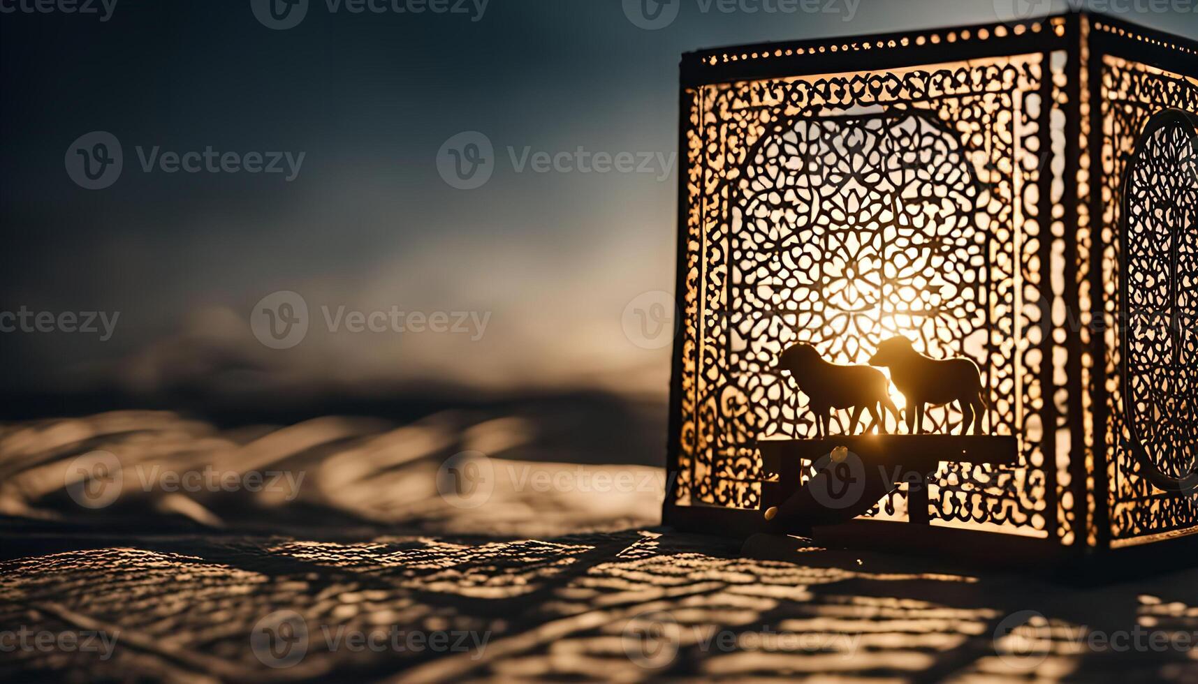 Intricate Latticework Lantern photo