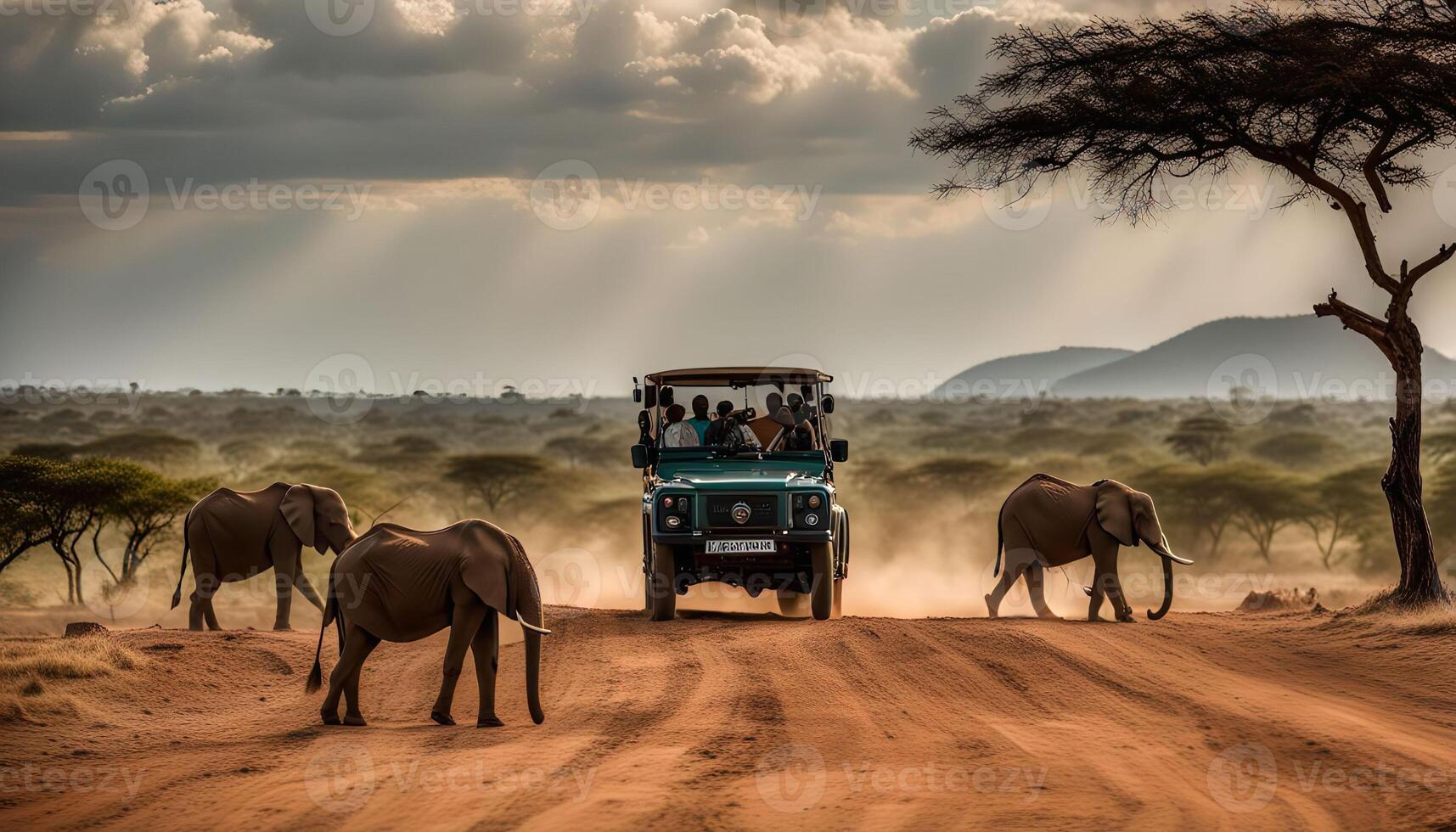 Safari Adventure in the African Savanna photo
