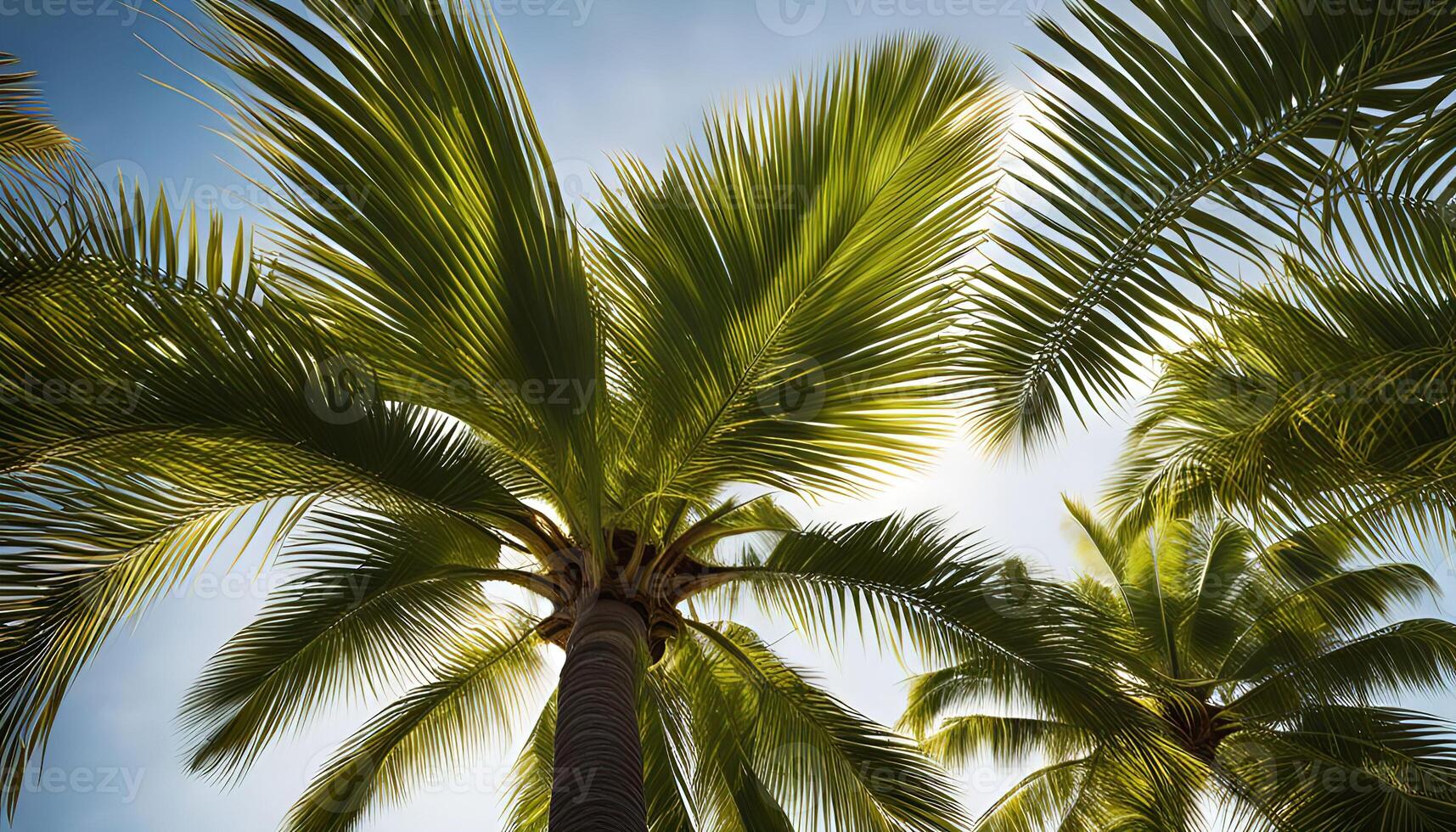Palm Trees in the Sunlight photo