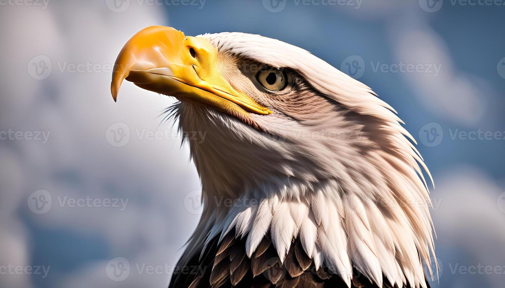 Majestic Bald Eagle Portrait photo
