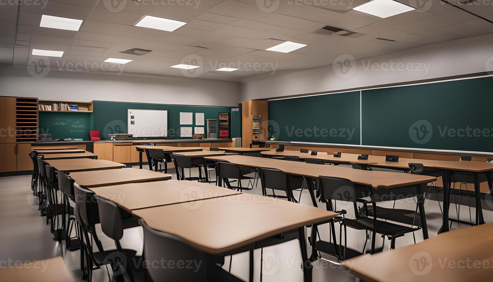 Empty Classroom Interior photo