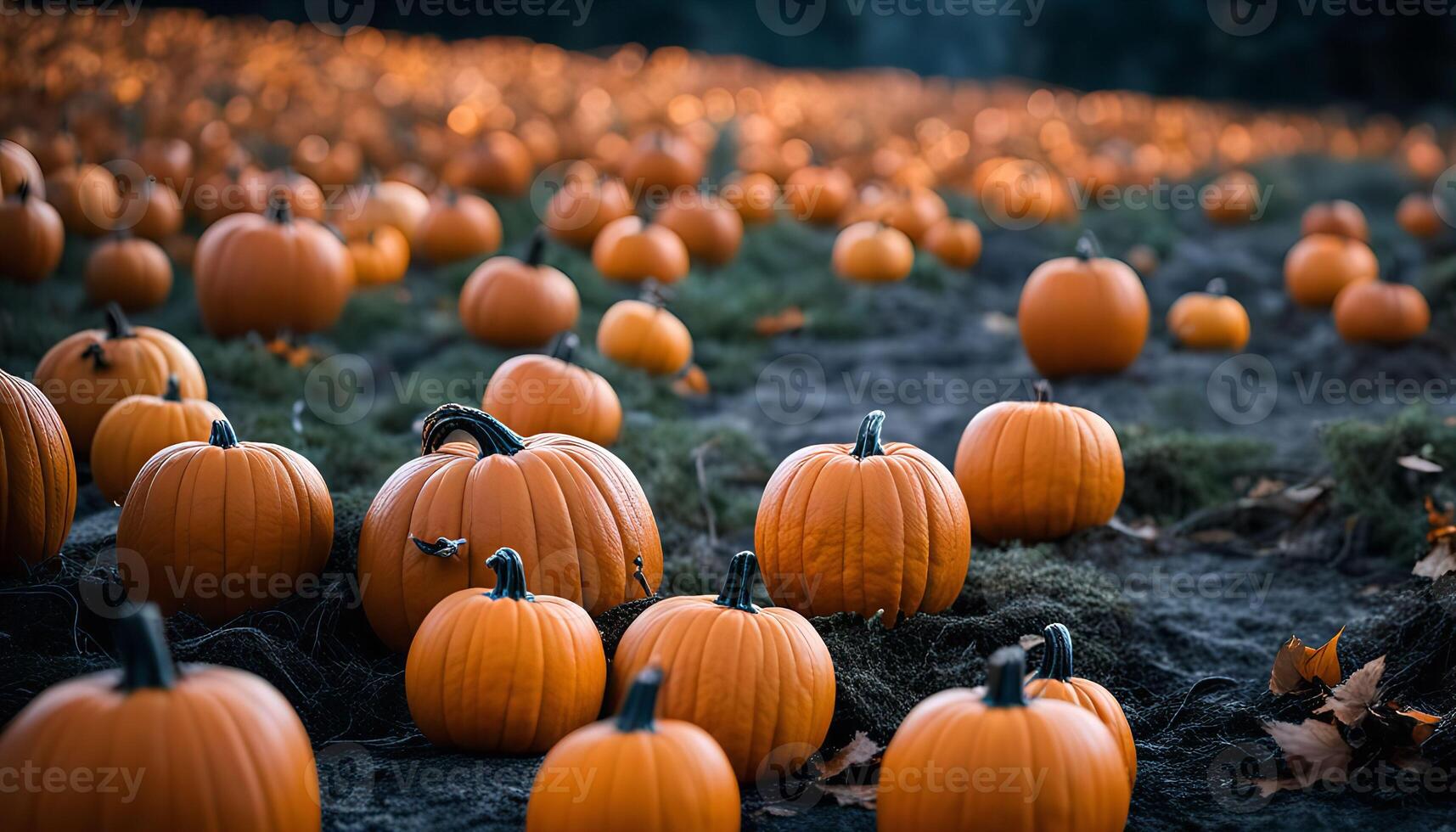 Pumpkin Patch in Autumn photo