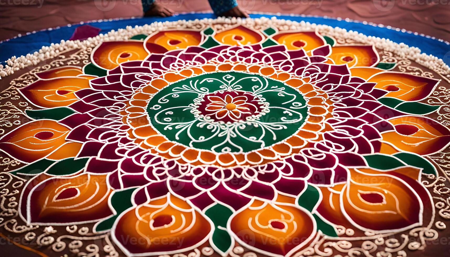 Intricate Rangoli Design photo