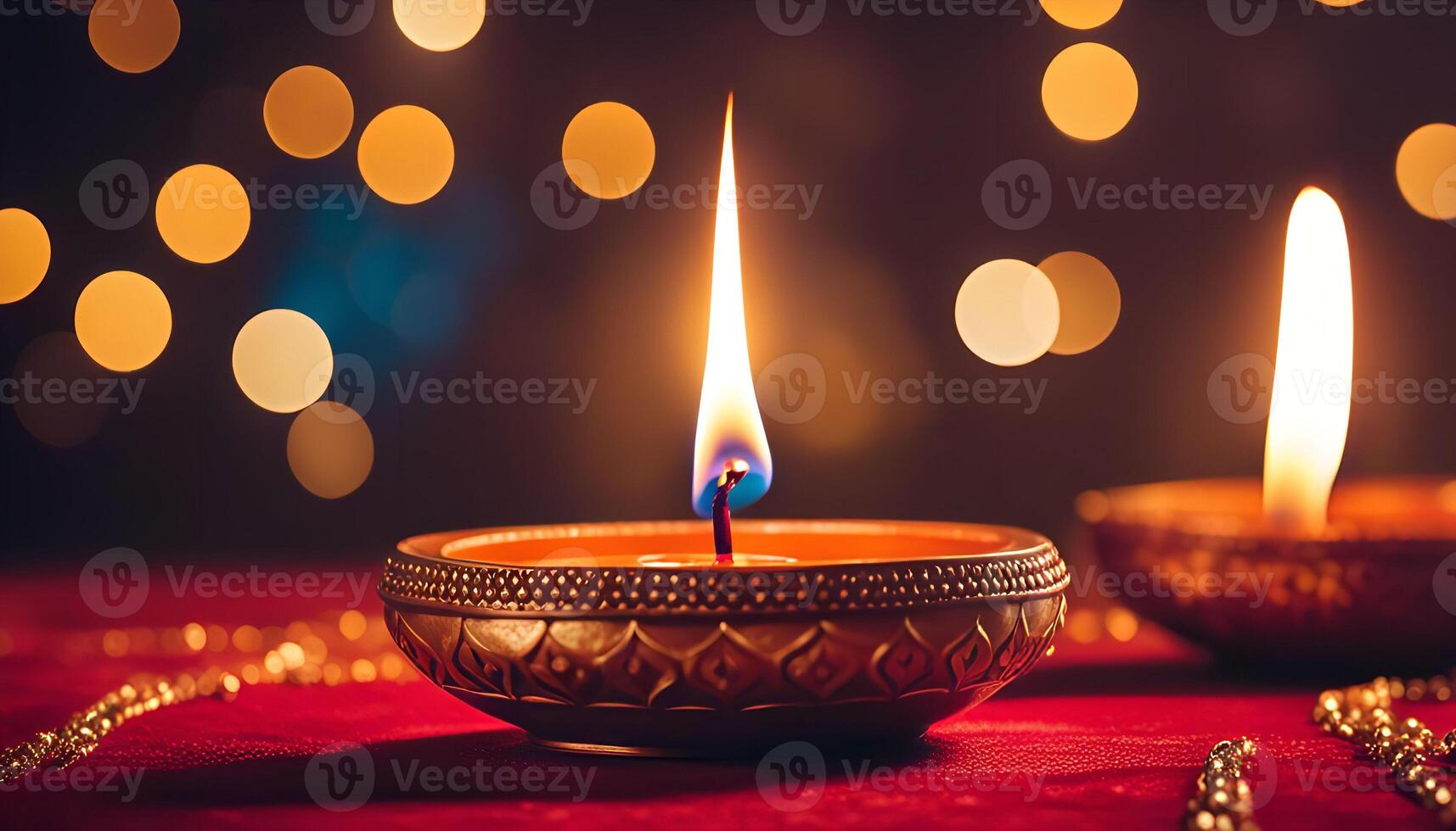Diwali Celebration Festive Lights and Tradition photo