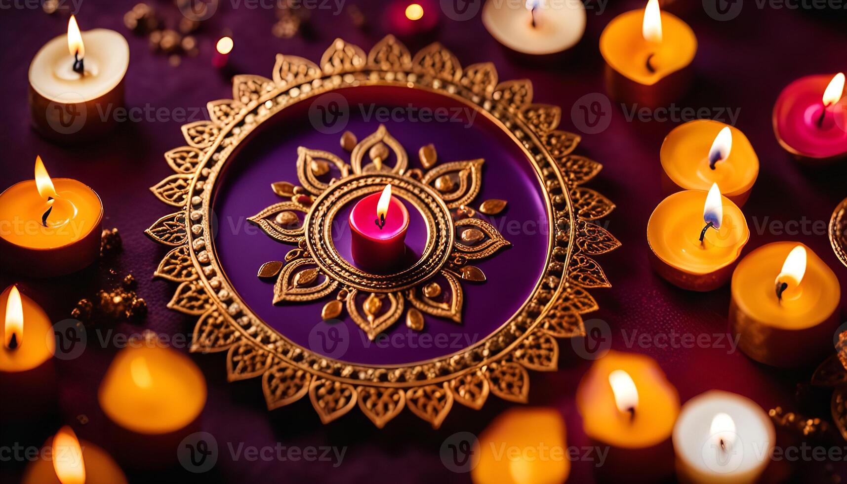 Diwali Candles festival photo