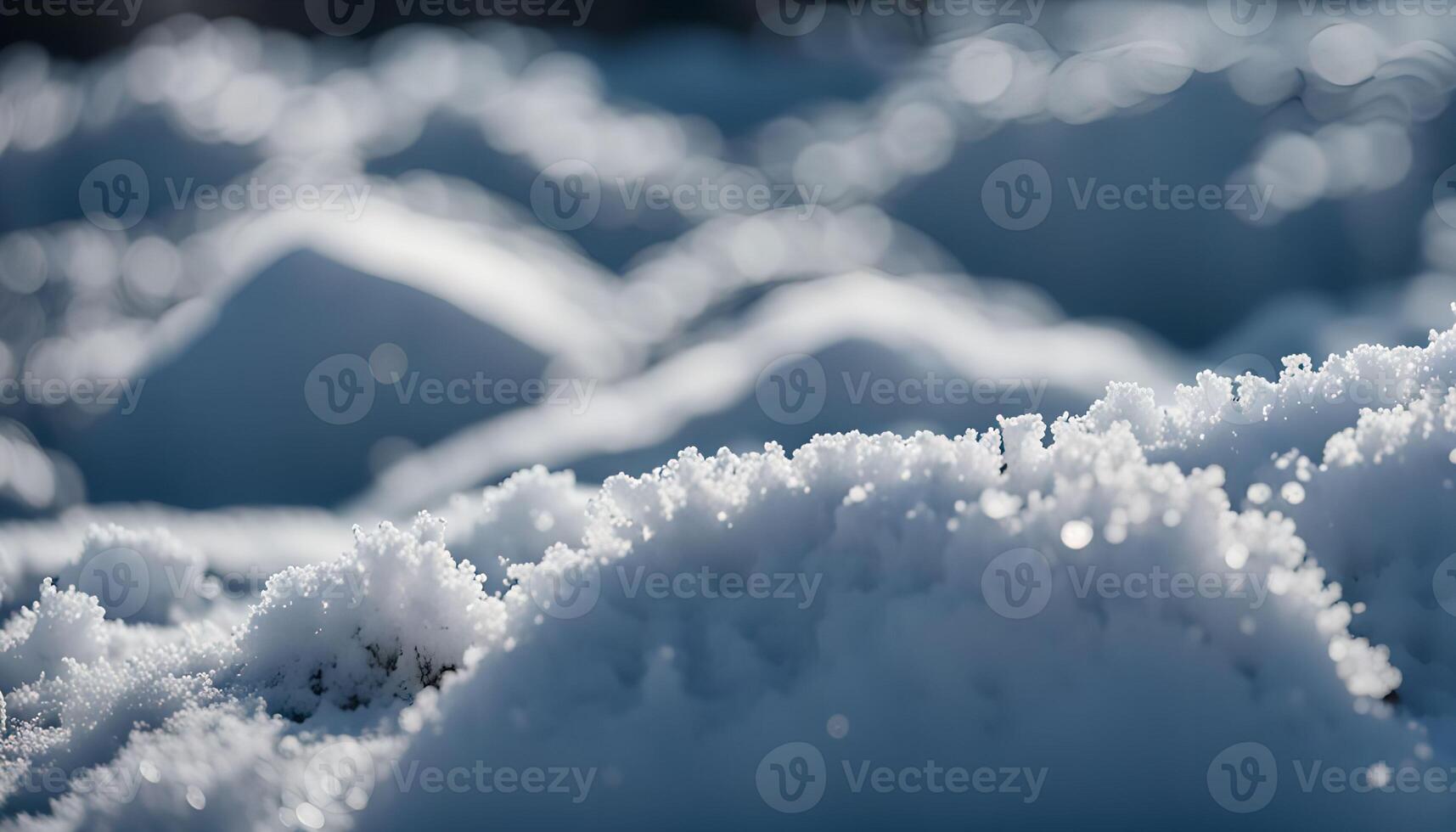 Close-up of Sparkling Snow photo