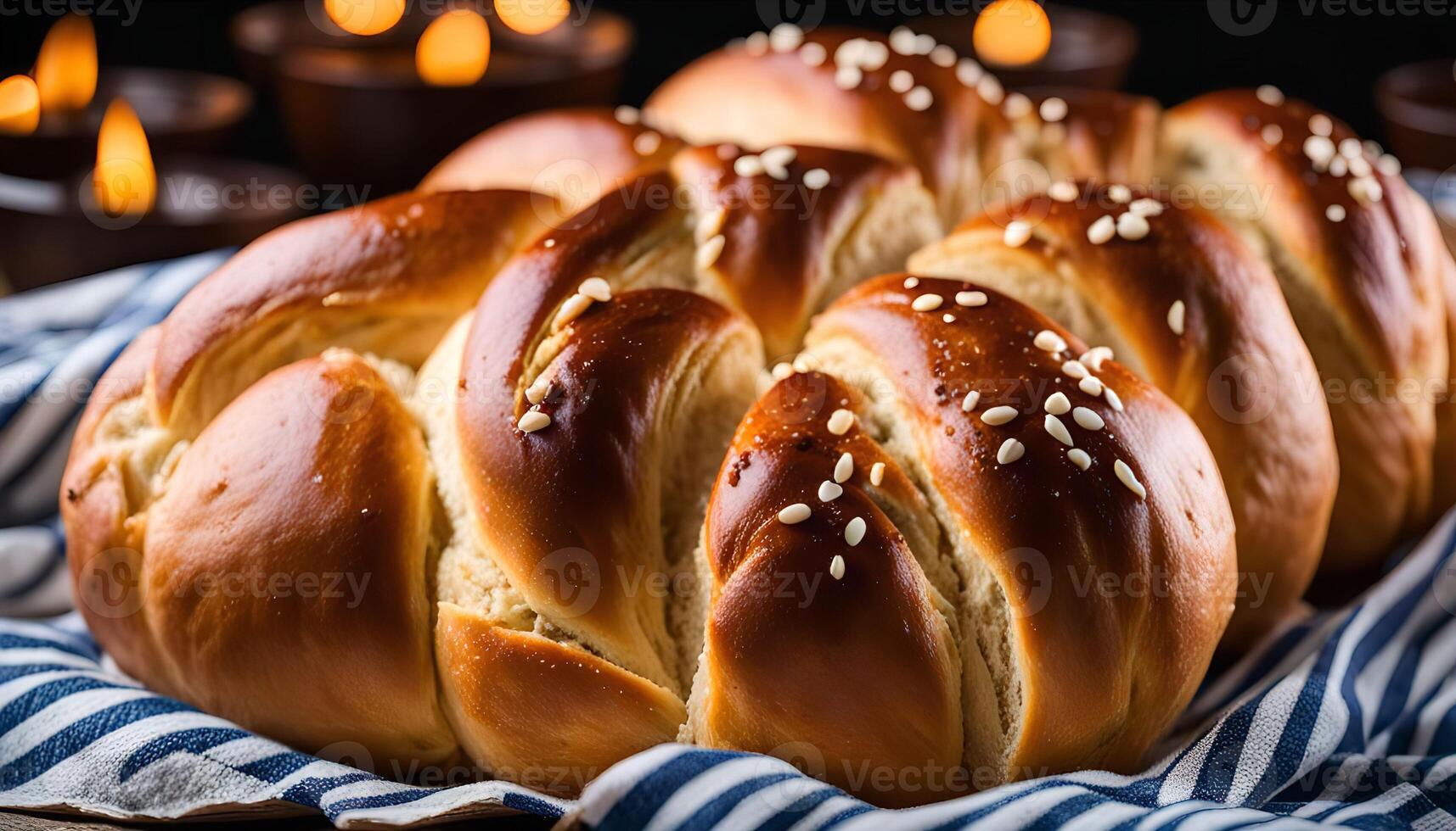 Close-up of a Braided Bread photo