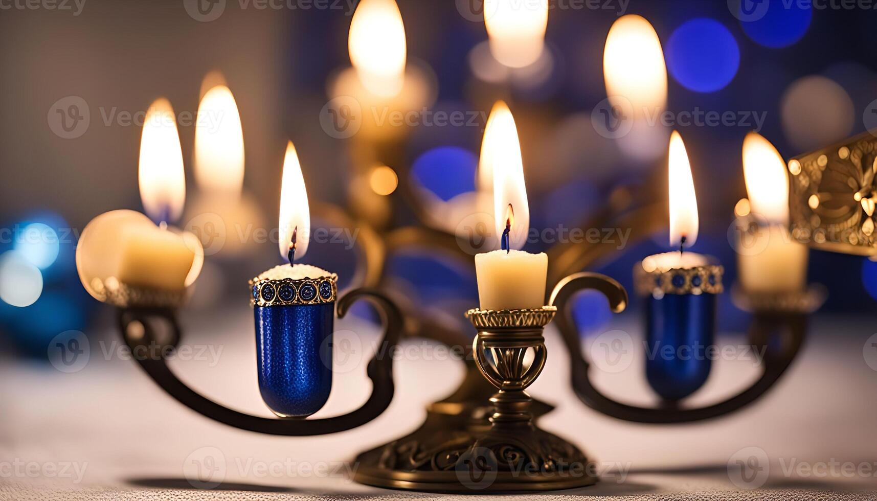 Candles On A Candelabra photo