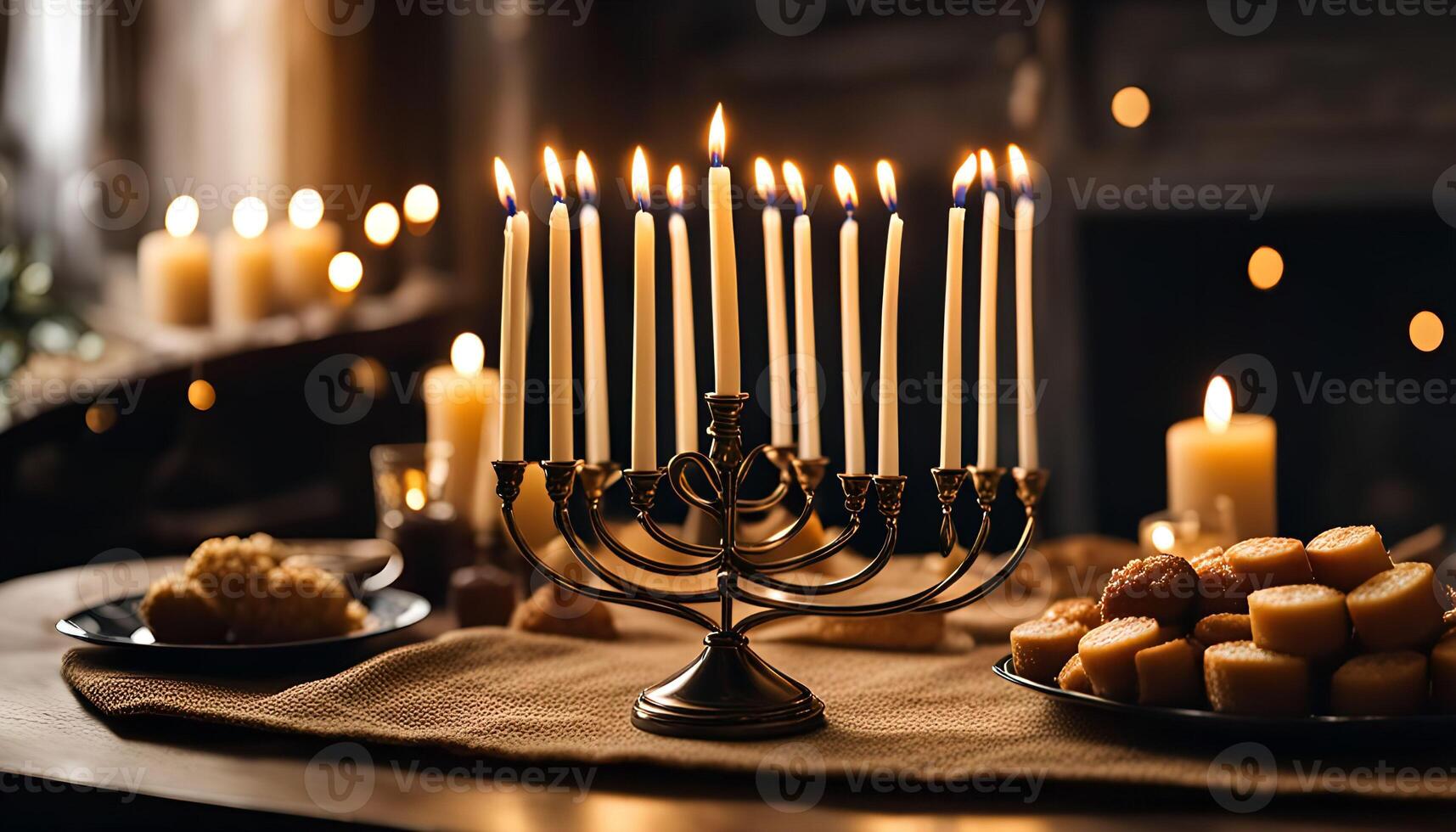 A Traditional Hanukkah Celebration photo