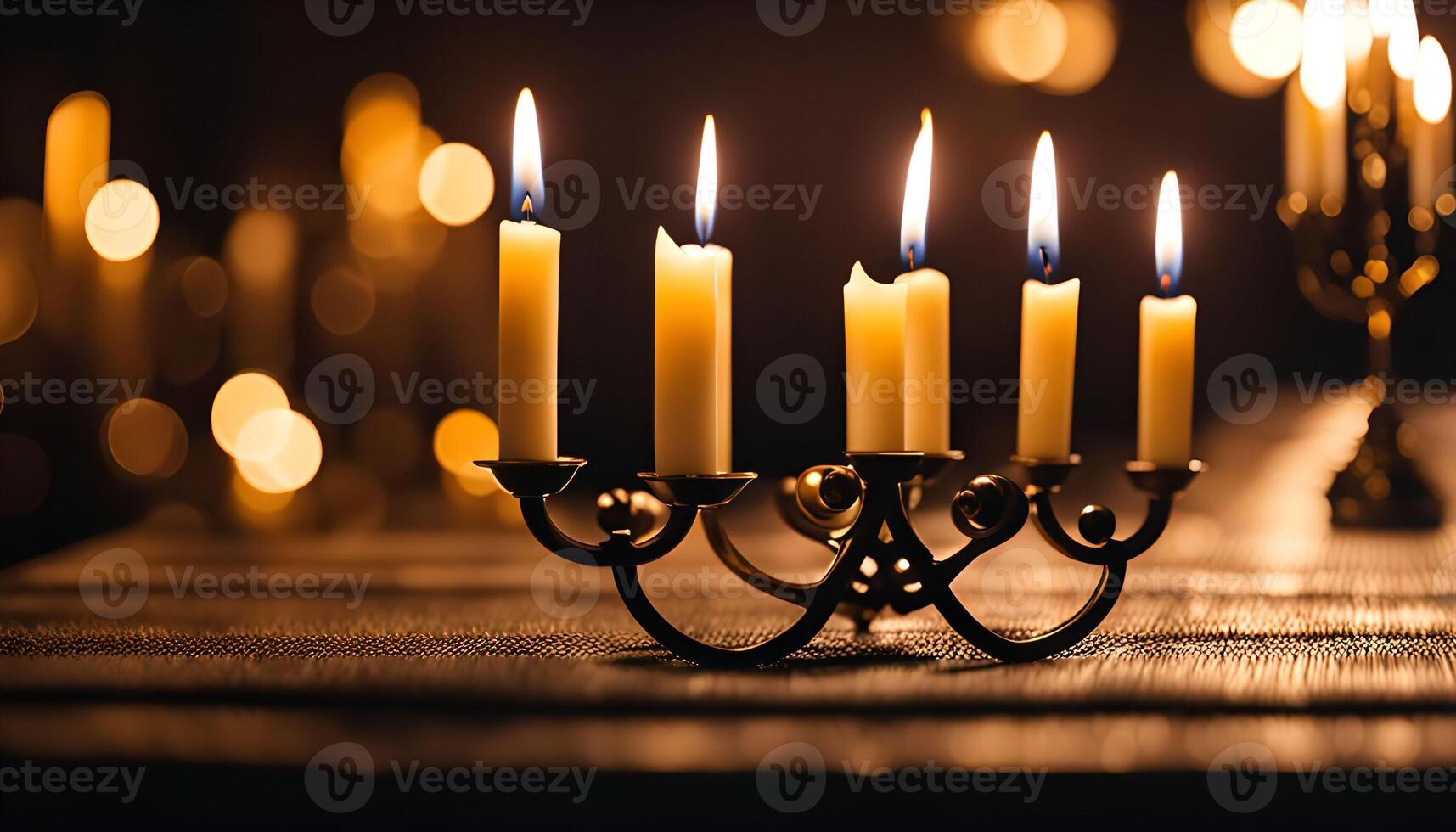 Candles on a Table photo